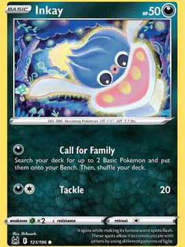 Inkay (121/196) [Sword & Shield: Lost Origin]