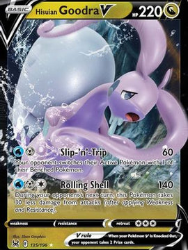Hisuian Goodra V (135/196) [Sword & Shield: Lost Origin]