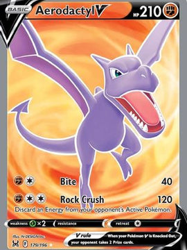 Aerodactyl V (179/196) [Sword & Shield: Lost Origin]