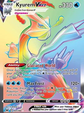 Kyurem VMAX (197/196) [Sword & Shield: Lost Origin]
