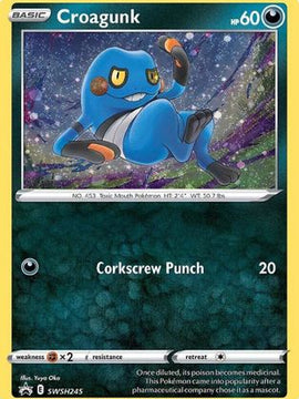 Croagunk (SWSH245) [Sword & Shield: Black Star Promos]