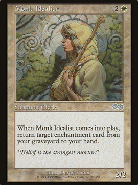 Monk Idealist (USG-020) - Urza's Saga