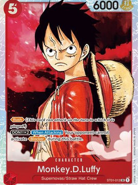 Monkey.D.Luffy (012) (ST01-012) - Starter Deck 1: Straw Hat Crew Foil