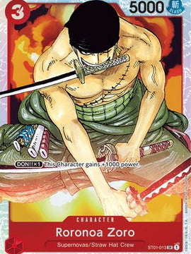 Roronoa Zoro (ST01-013) - Starter Deck 1: Straw Hat Crew Foil
