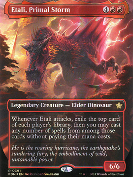 Etali, Primal Storm (FDN-391) - Foundations (Borderless) Foil