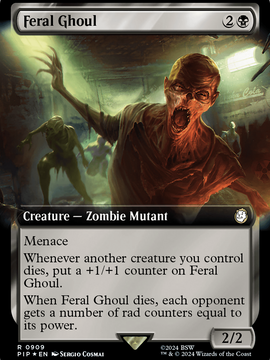 Feral Ghoul (PIP-909) - Fallout: (Extended Art) Foil