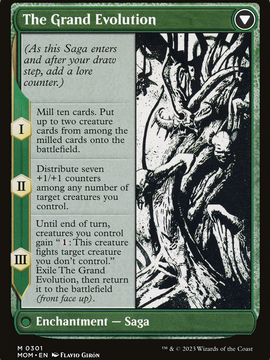 Vorinclex // The Grand Evolution (MOM-301) - March of the Machine: (Showcase) (Borderless) Foil