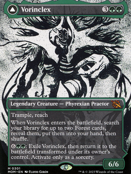 Vorinclex // The Grand Evolution (MOM-301) - March of the Machine: (Showcase) (Borderless) Foil