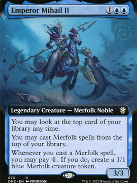 Emperor Mihail II (DMC-073) - Dominaria United Commander: (Extended Art) Foil