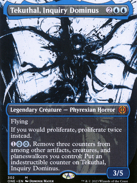 Tekuthal, Inquiry Dominus (ONE-302) - Phyrexia: All Will Be One: (Showcase) (Borderless)