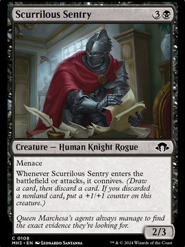 Scurrilous Sentry (MH3-108) - Modern Horizons 3