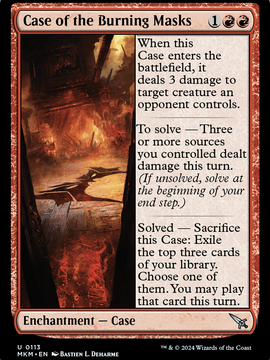 Case of the Burning Masks (MKM-113) - Murders at Karlov Manor