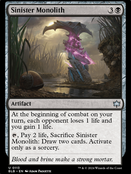Sinister Monolith (BLB-113) - Bloomburrow