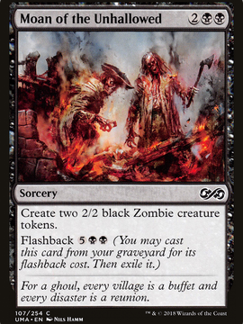 Moan of the Unhallowed (UMA-107) - Ultimate Masters Foil
