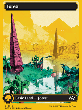 Forest (0516) (First-Place Foil) (DFT-516) - Aetherdrift Foil