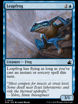 Leapfrog (RVR-049) - Ravnica Remastered Foil