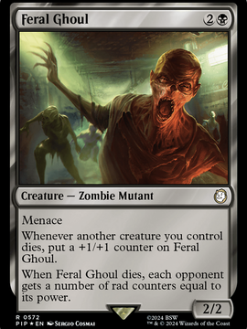 Feral Ghoul (PIP-572) - Fallout Foil