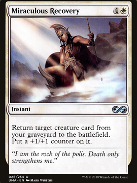 Miraculous Recovery (UMA-026) - Ultimate Masters