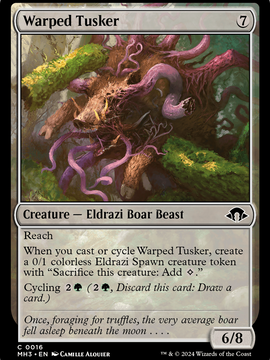 Warped Tusker (MH3-016) - Modern Horizons 3