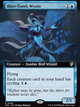 Rhet-Tomb Mystic (Extended Art) (DRC-026) - Commander: Aetherdrift