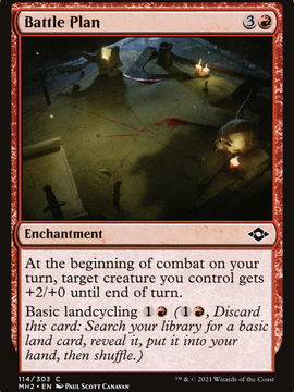 Battle Plan (MH2-114) - Modern Horizons 2 Foil