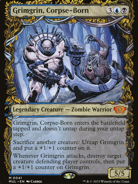 Grimgrin, Corpse-Born (MUL-041) - Multiverse Legends: (Showcase)