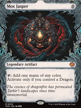 Mox Jasper (TDM-325) - Tarkir: Dragonstorm: (Showcase) Foil