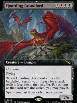 Hoarding Broodlord (MOM-360) - March of the Machine: (Extended Art)