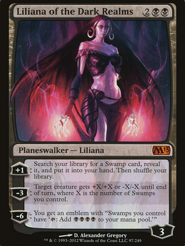 Liliana of the Dark Realms (M13-097) - Magic 2013 Foil