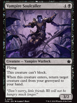 Vampire Soulcaller (FDN-075) - Foundations
