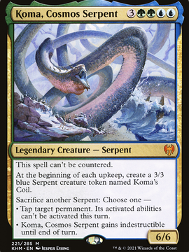 Koma, Cosmos Serpent (KHM-221) - Kaldheim