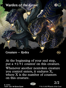 Warden of the Grove (TDM-351) - Tarkir: Dragonstorm: (Showcase) (Borderless)