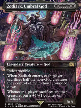 Zodiark, Umbral God (FIN-336) - FINAL FANTASY (Borderless) Foil