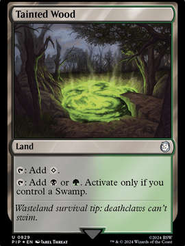 Tainted Wood (PIP-829) - Fallout Foil