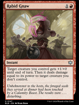 Rabid Gnaw (BLB-147) - Bloomburrow