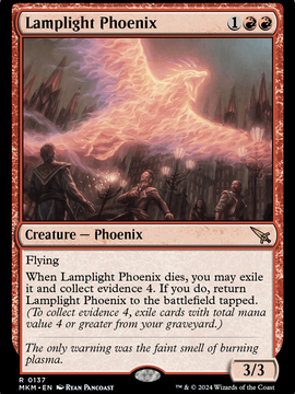 Lamplight Phoenix (MKM-137) - Murders at Karlov Manor