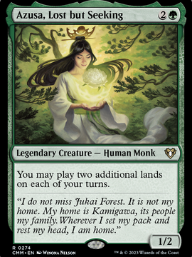 Azusa, Lost but Seeking (CMM-274) - Commander Masters