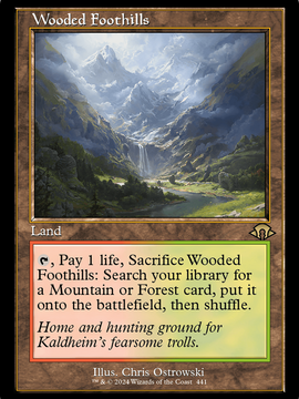 Wooded Foothills (MH3-441) - Modern Horizons 3 Foil