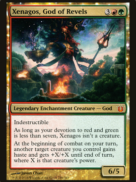 Xenagos, God of Revels (BNG-156) - Born of the Gods: (enchantment)