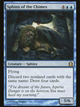 Sphinx of the Chimes (RTR-052) - Return to Ravnica