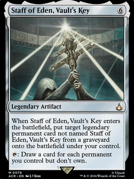 Staff of Eden, Vault's Key (ACR-076) - Assassin's Creed