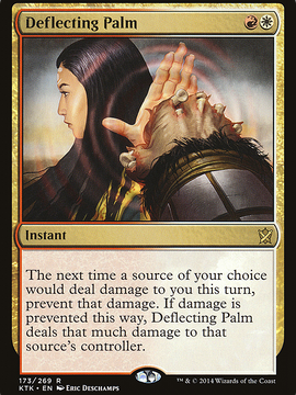 Deflecting Palm (KTK-173) - Khans of Tarkir