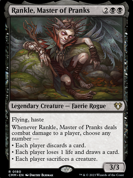Rankle, Master of Pranks (CMM-180) - Commander Masters