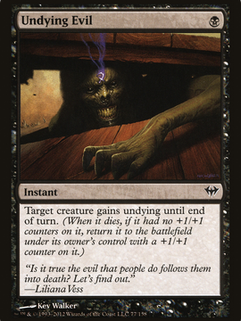 Undying Evil (DKA-077) - Dark Ascension Foil