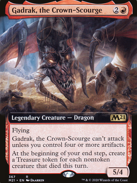 Gadrak, the Crown-Scourge (M21-367) - Core Set 2021: (Extended Art)