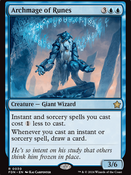 Archmage of Runes (FDN-030) - Foundations Foil