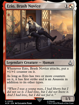 Ezio, Brash Novice (ACR-055) - Assassin's Creed