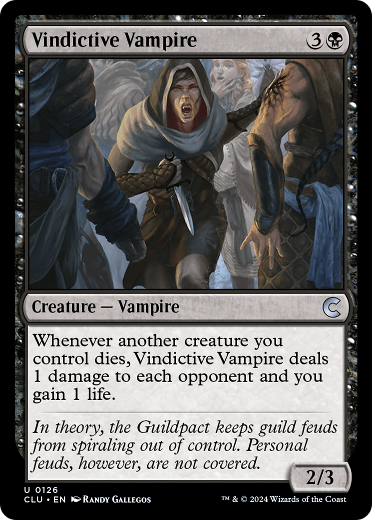 Vindictive Vampire (CLU 126) Ravnica: Clue Edition Danireon Cards