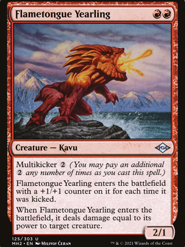Flametongue Yearling (MH2-125) - Modern Horizons 2