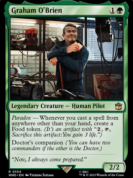 Graham O'Brien (WHO-104) - Doctor Who Foil